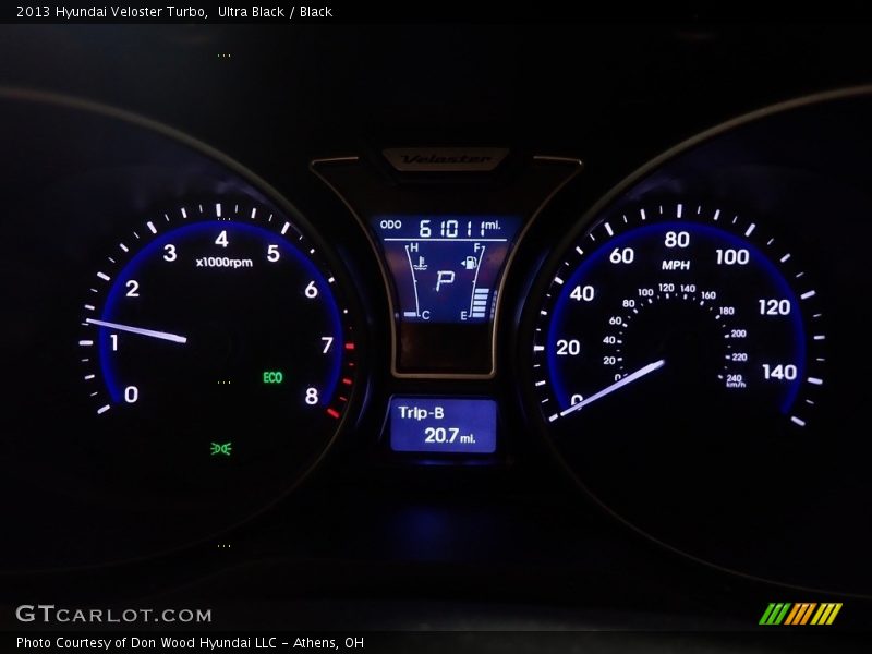 Ultra Black / Black 2013 Hyundai Veloster Turbo