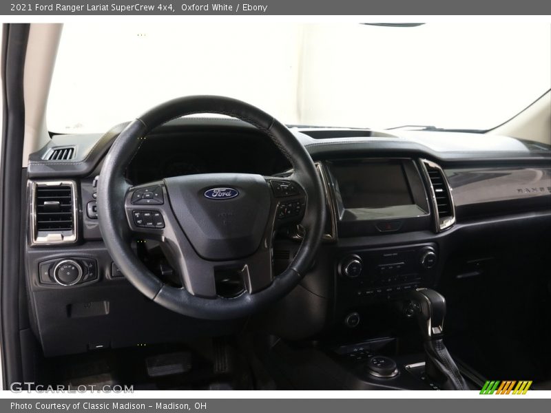 Dashboard of 2021 Ranger Lariat SuperCrew 4x4
