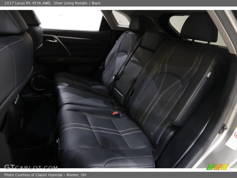 Silver Lining Metallic / Black 2017 Lexus RX 450h AWD