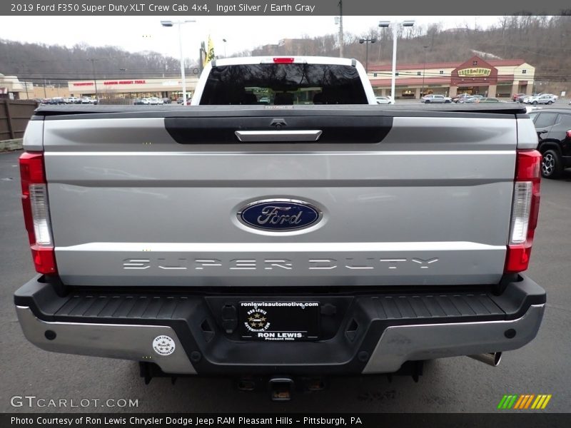 Ingot Silver / Earth Gray 2019 Ford F350 Super Duty XLT Crew Cab 4x4