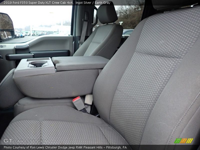 Ingot Silver / Earth Gray 2019 Ford F350 Super Duty XLT Crew Cab 4x4