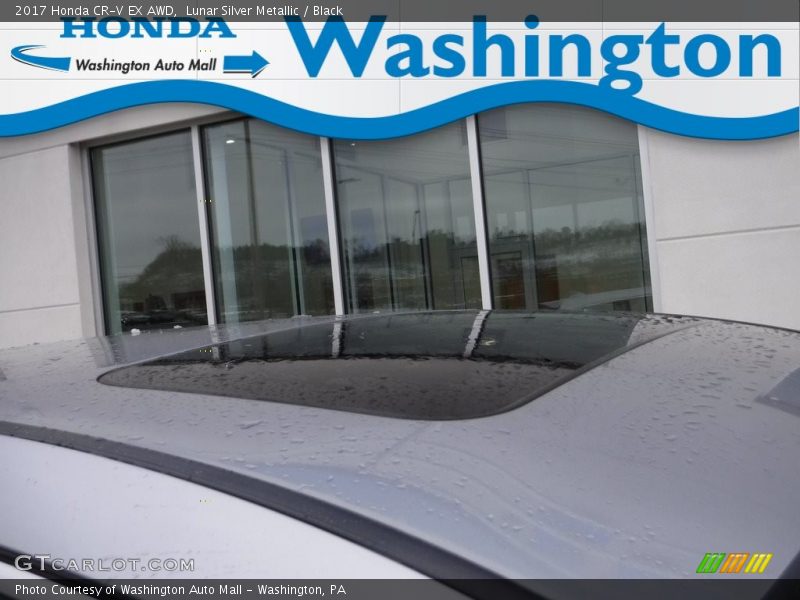 Lunar Silver Metallic / Black 2017 Honda CR-V EX AWD