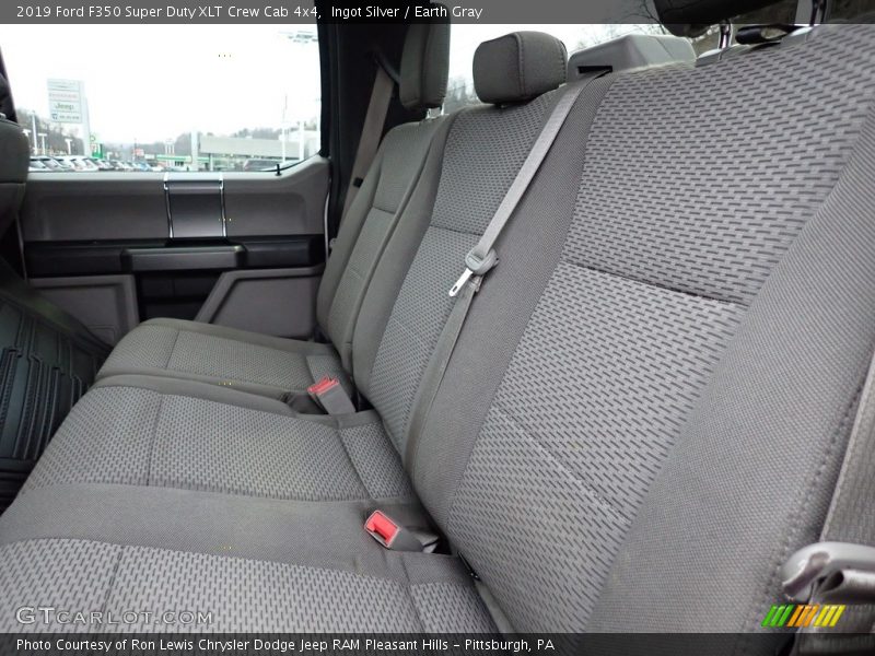 Ingot Silver / Earth Gray 2019 Ford F350 Super Duty XLT Crew Cab 4x4