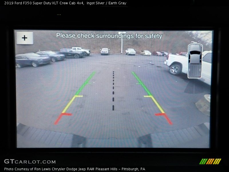 Ingot Silver / Earth Gray 2019 Ford F350 Super Duty XLT Crew Cab 4x4