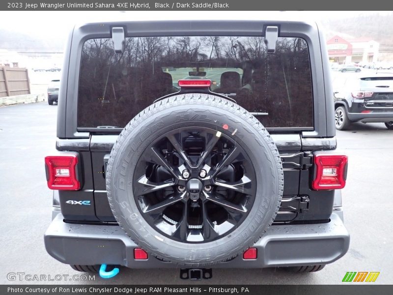 Black / Dark Saddle/Black 2023 Jeep Wrangler Unlimited Sahara 4XE Hybrid