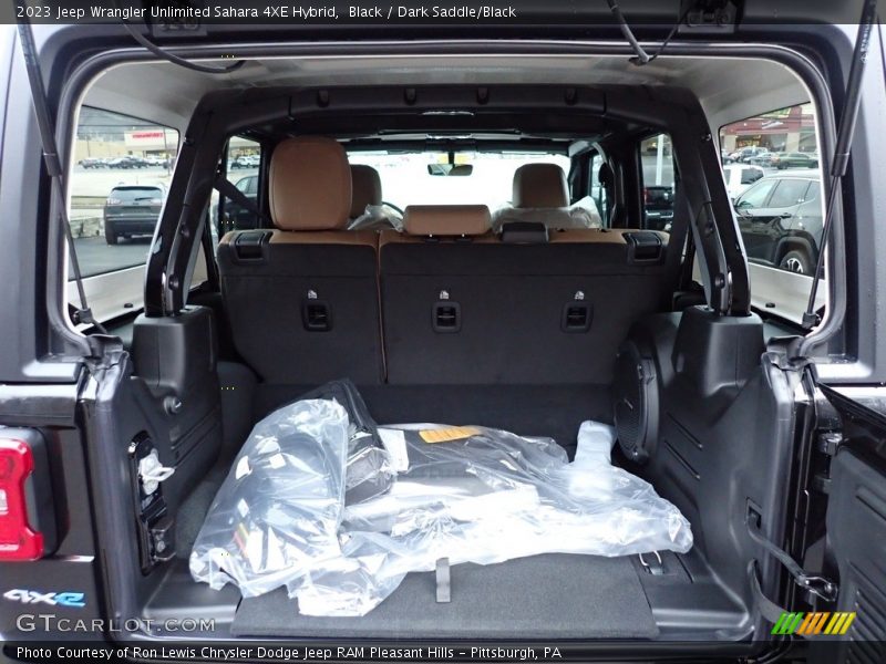 Black / Dark Saddle/Black 2023 Jeep Wrangler Unlimited Sahara 4XE Hybrid