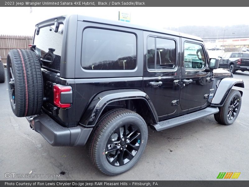 Black / Dark Saddle/Black 2023 Jeep Wrangler Unlimited Sahara 4XE Hybrid