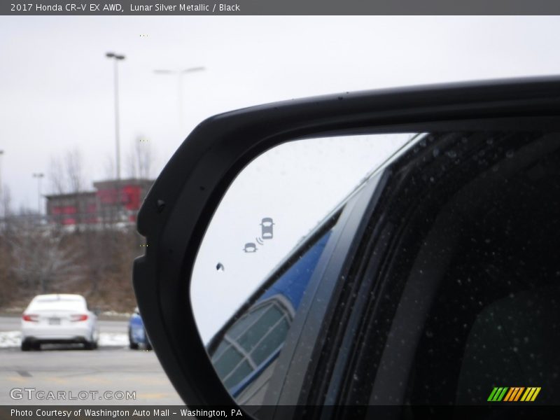 Lunar Silver Metallic / Black 2017 Honda CR-V EX AWD