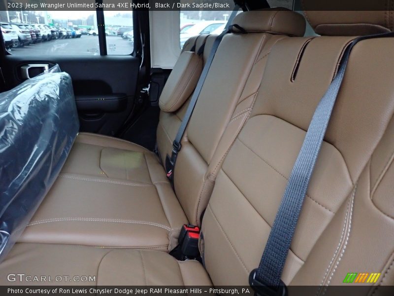 Black / Dark Saddle/Black 2023 Jeep Wrangler Unlimited Sahara 4XE Hybrid