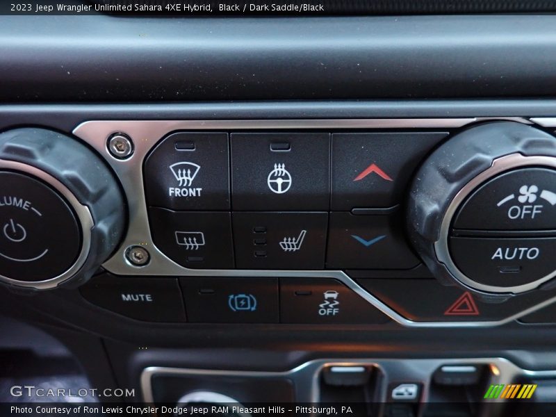 Black / Dark Saddle/Black 2023 Jeep Wrangler Unlimited Sahara 4XE Hybrid