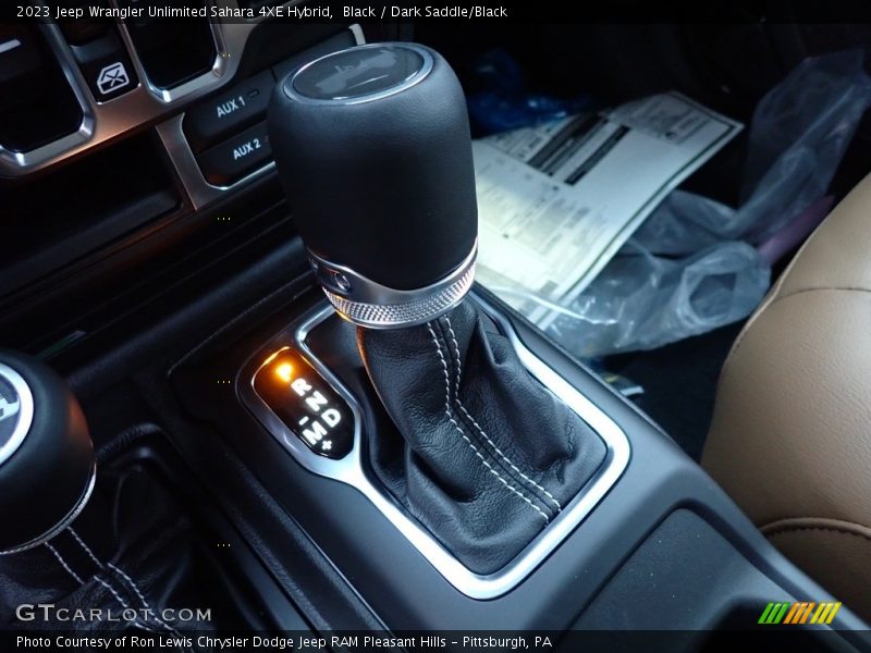 Black / Dark Saddle/Black 2023 Jeep Wrangler Unlimited Sahara 4XE Hybrid