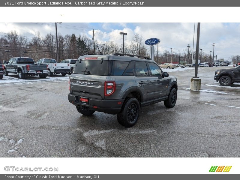 Carbonized Gray Metallic / Ebony/Roast 2021 Ford Bronco Sport Badlands 4x4