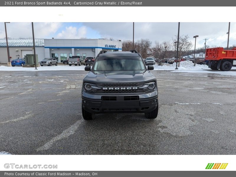 Carbonized Gray Metallic / Ebony/Roast 2021 Ford Bronco Sport Badlands 4x4