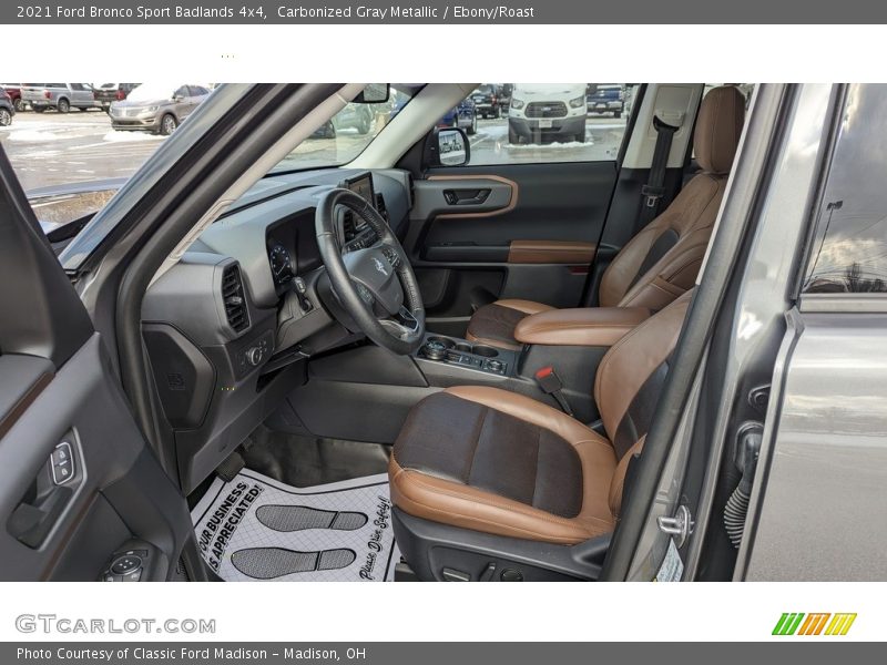 Front Seat of 2021 Bronco Sport Badlands 4x4