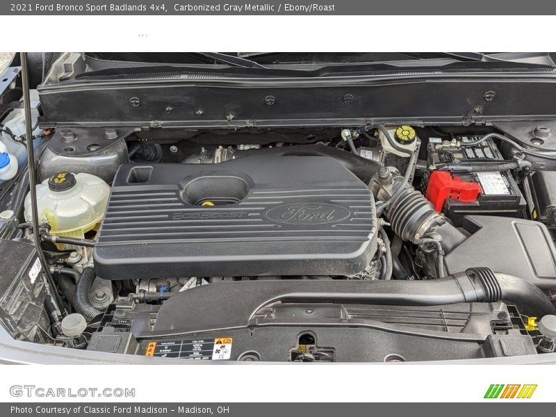  2021 Bronco Sport Badlands 4x4 Engine - 2.0 Liter Turbocharged DOHC 16-Valve Ti-VCT EcoBoost 4 Cylinder