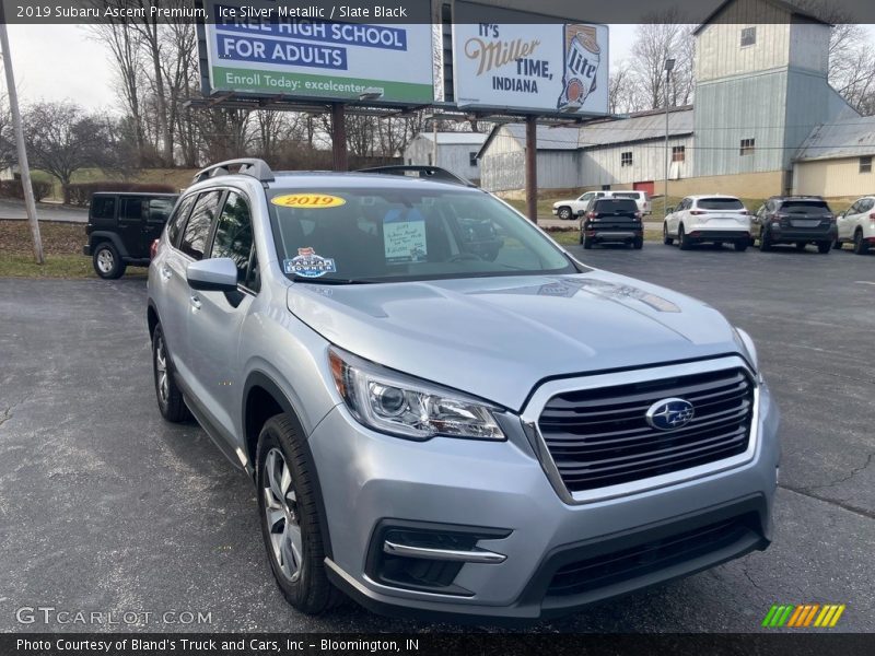 Ice Silver Metallic / Slate Black 2019 Subaru Ascent Premium