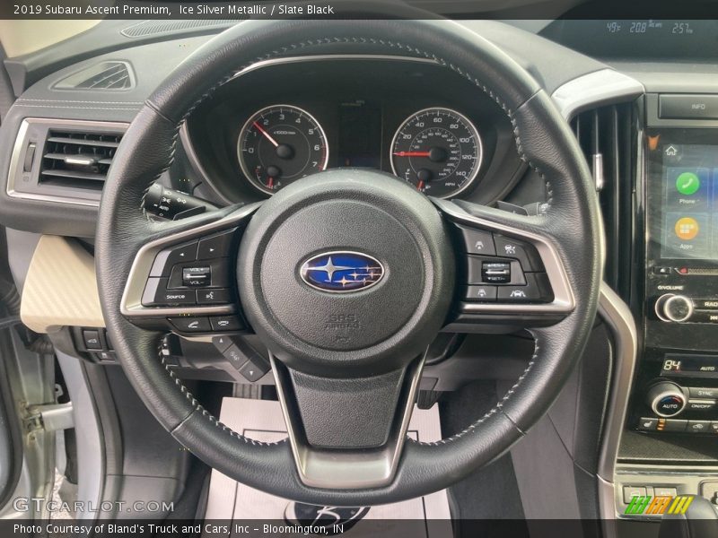 Ice Silver Metallic / Slate Black 2019 Subaru Ascent Premium