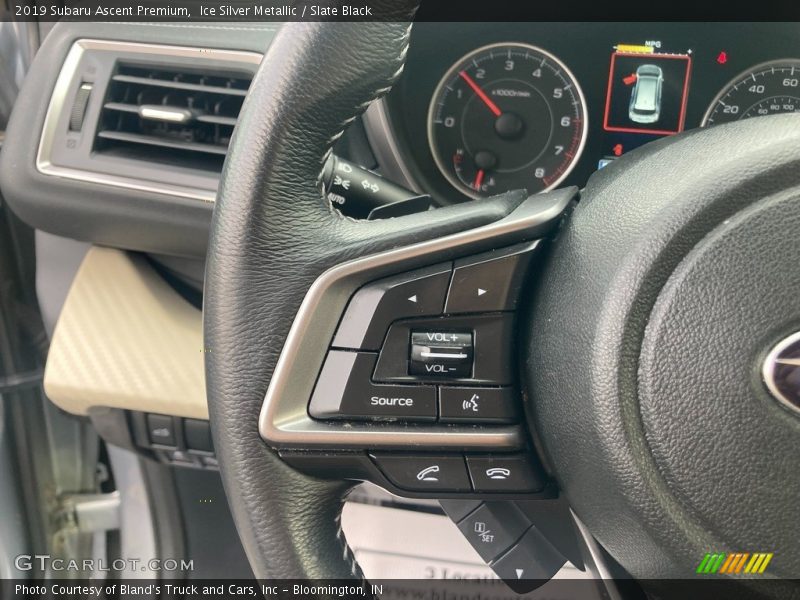 Ice Silver Metallic / Slate Black 2019 Subaru Ascent Premium