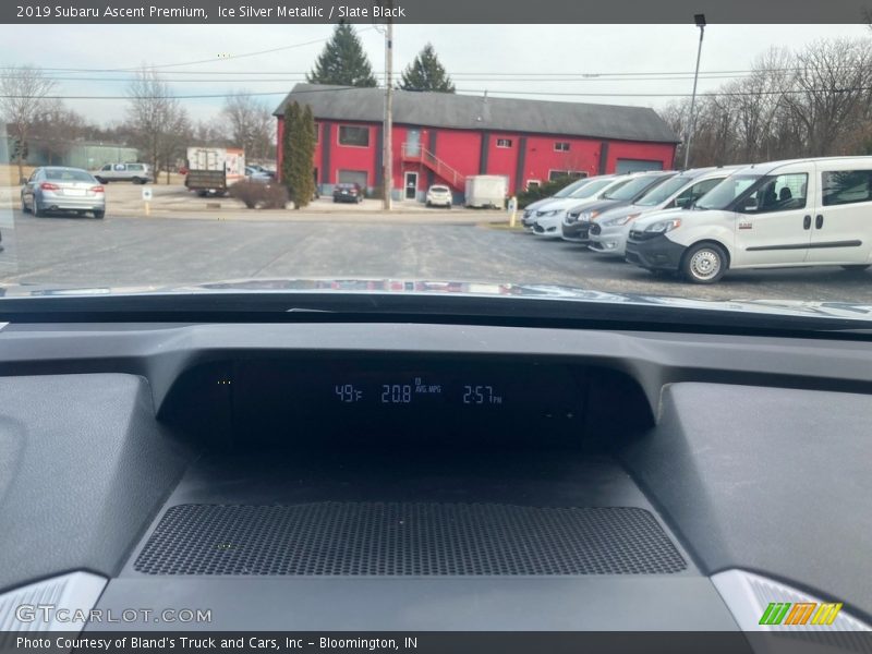 Ice Silver Metallic / Slate Black 2019 Subaru Ascent Premium