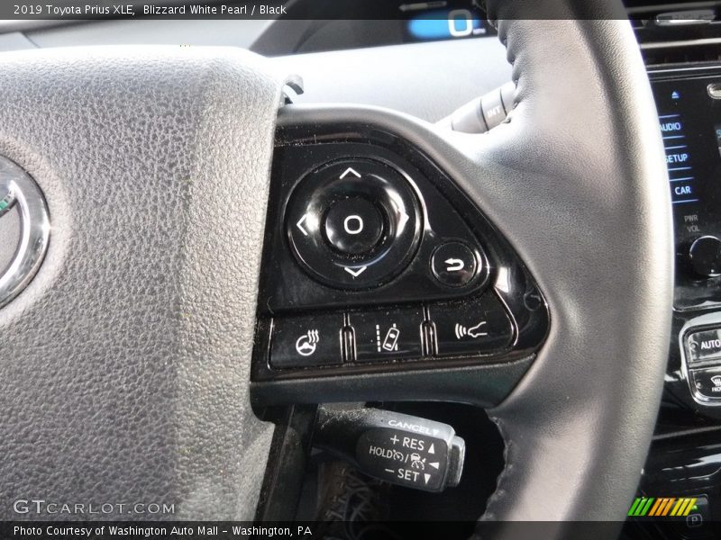 Blizzard White Pearl / Black 2019 Toyota Prius XLE