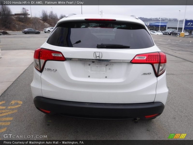 Platinum White Pearl / Gray 2020 Honda HR-V EX AWD