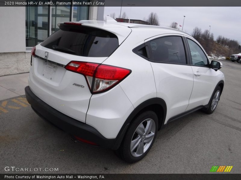 Platinum White Pearl / Gray 2020 Honda HR-V EX AWD