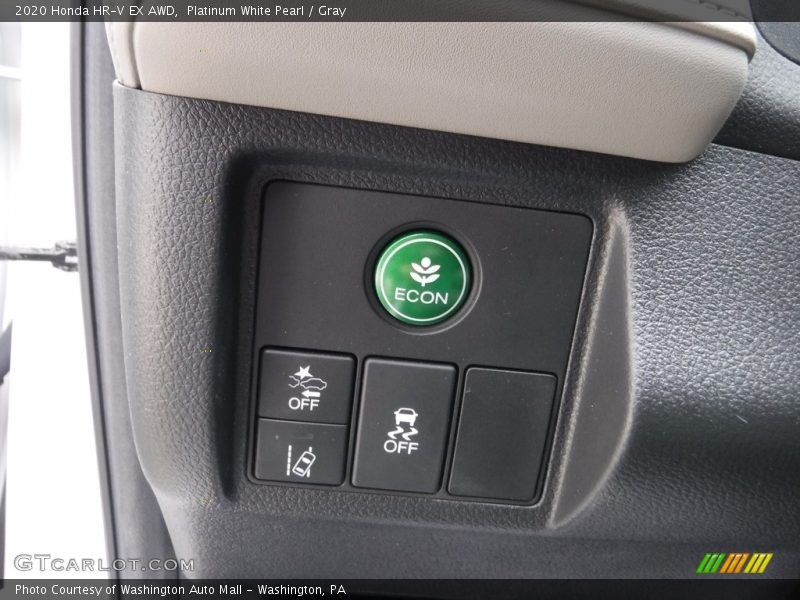 Platinum White Pearl / Gray 2020 Honda HR-V EX AWD
