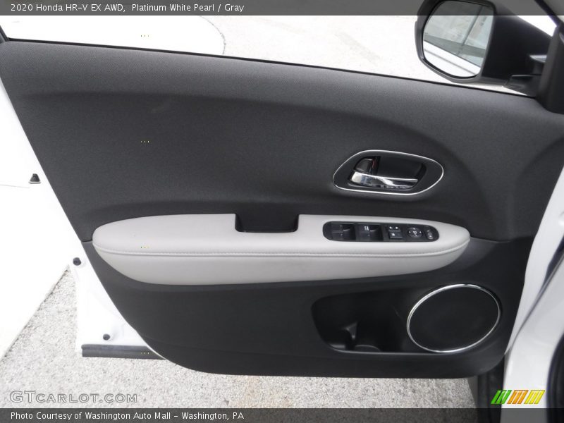 Platinum White Pearl / Gray 2020 Honda HR-V EX AWD