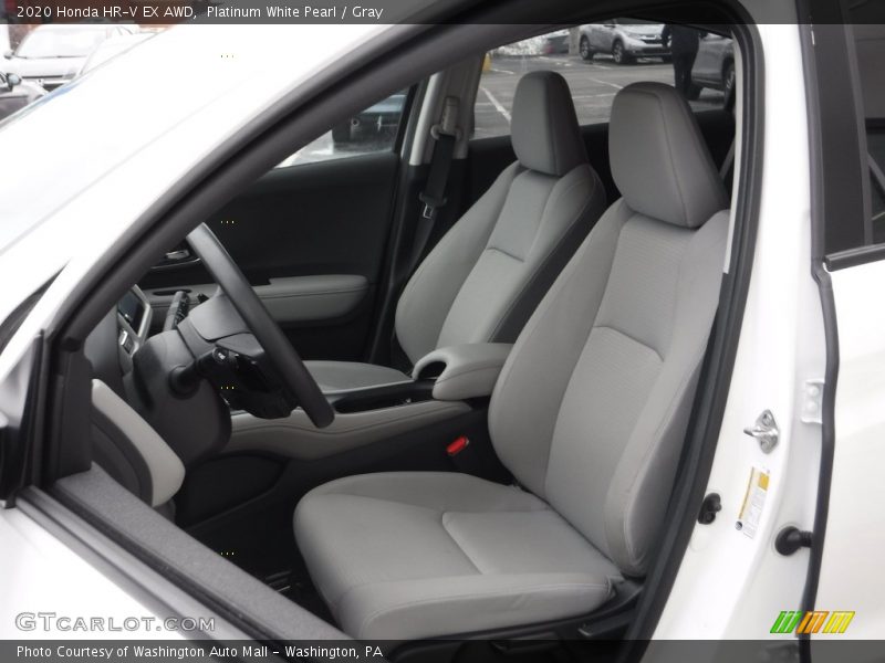 Platinum White Pearl / Gray 2020 Honda HR-V EX AWD