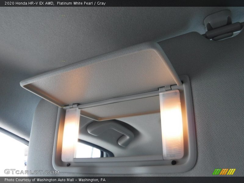 Platinum White Pearl / Gray 2020 Honda HR-V EX AWD