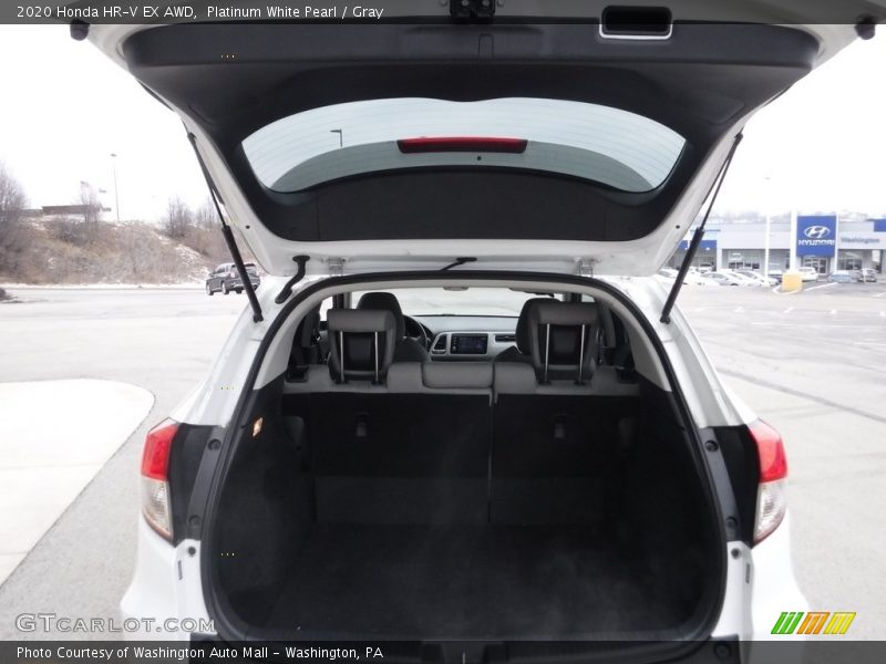 Platinum White Pearl / Gray 2020 Honda HR-V EX AWD