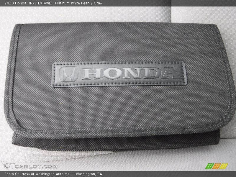 Platinum White Pearl / Gray 2020 Honda HR-V EX AWD