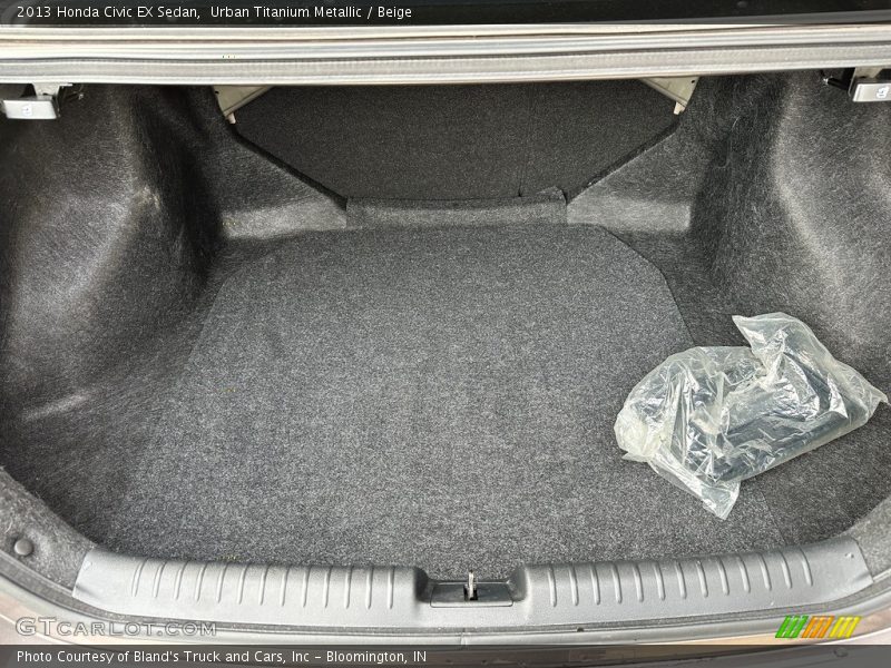Urban Titanium Metallic / Beige 2013 Honda Civic EX Sedan
