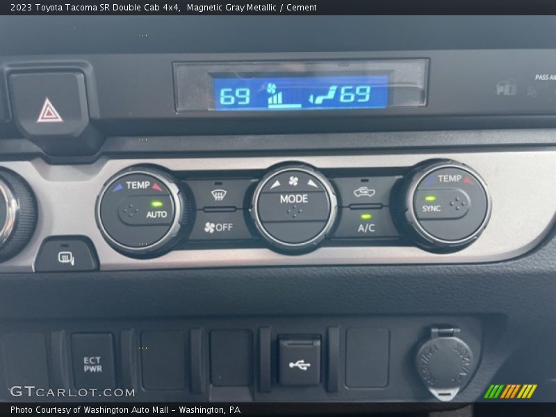 Magnetic Gray Metallic / Cement 2023 Toyota Tacoma SR Double Cab 4x4