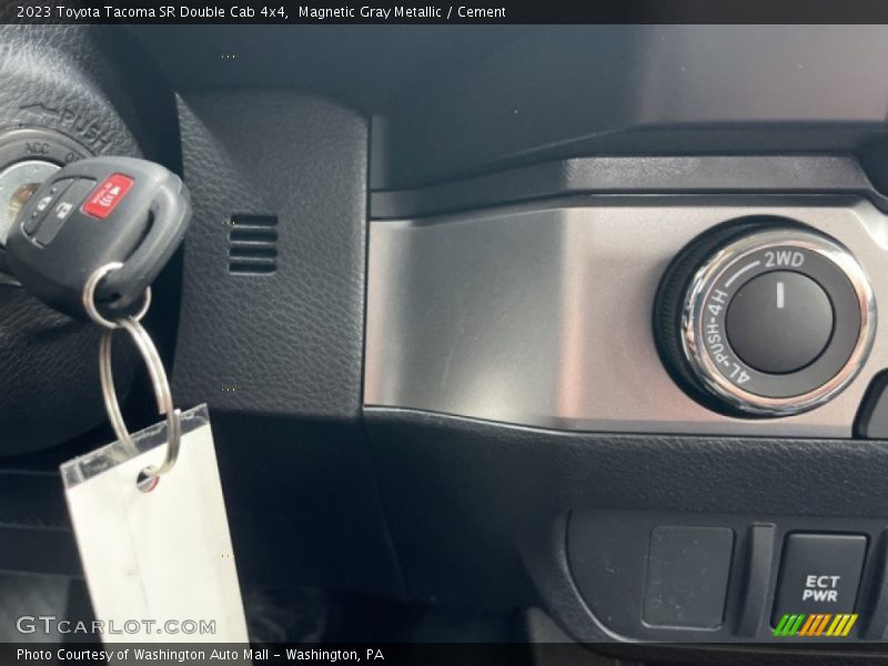 Magnetic Gray Metallic / Cement 2023 Toyota Tacoma SR Double Cab 4x4