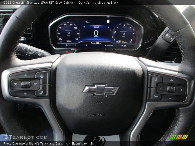 Dark Ash Metallic / Jet Black 2022 Chevrolet Silverado 1500 RST Crew Cab 4x4