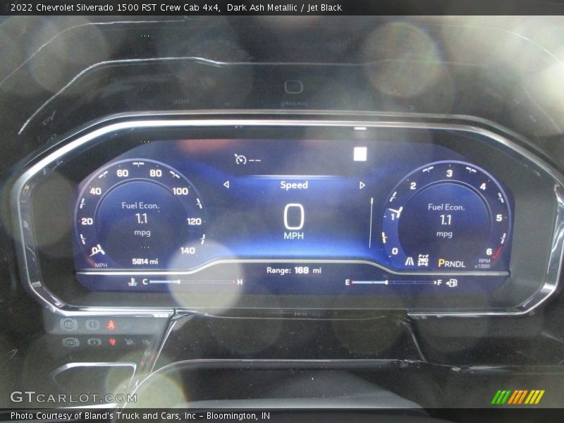 Dark Ash Metallic / Jet Black 2022 Chevrolet Silverado 1500 RST Crew Cab 4x4