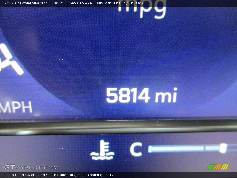 Dark Ash Metallic / Jet Black 2022 Chevrolet Silverado 1500 RST Crew Cab 4x4
