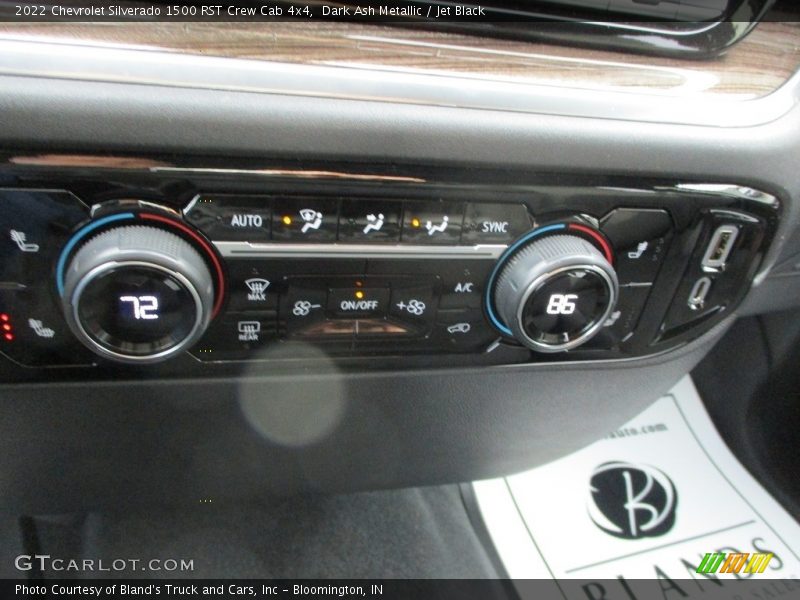 Dark Ash Metallic / Jet Black 2022 Chevrolet Silverado 1500 RST Crew Cab 4x4