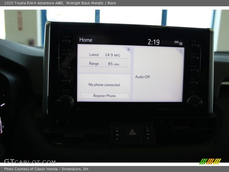 Midnight Black Metallic / Black 2020 Toyota RAV4 Adventure AWD