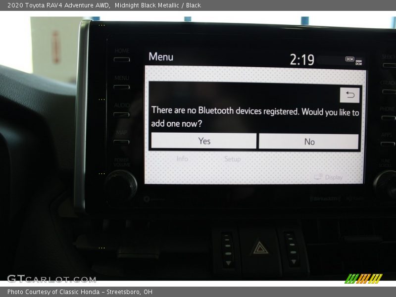 Midnight Black Metallic / Black 2020 Toyota RAV4 Adventure AWD