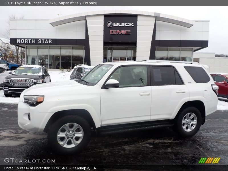 Super White / Graphite 2016 Toyota 4Runner SR5 4x4