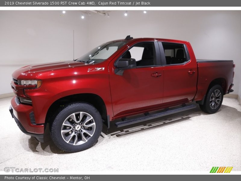 Cajun Red Tintcoat / Jet Black 2019 Chevrolet Silverado 1500 RST Crew Cab 4WD