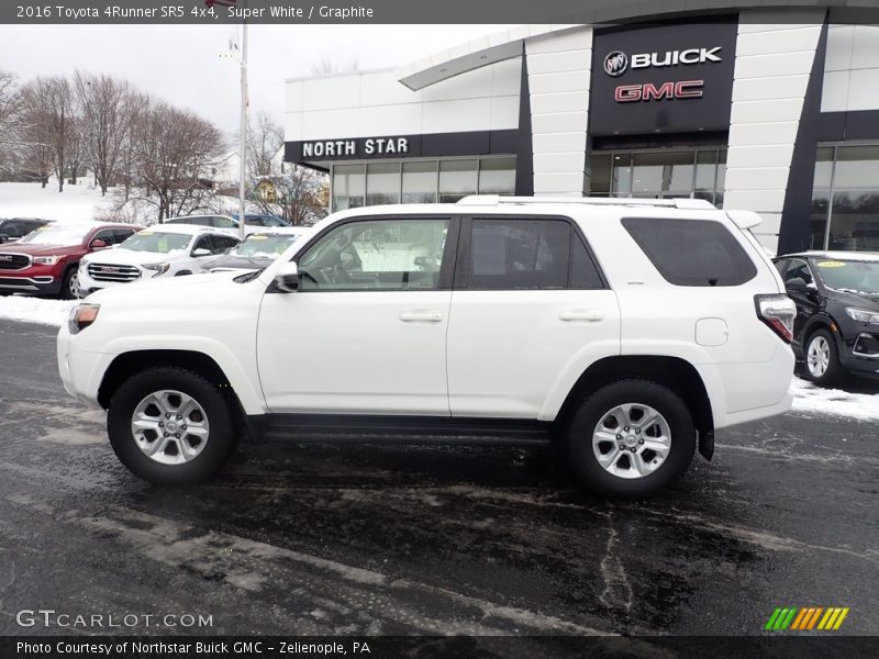Super White / Graphite 2016 Toyota 4Runner SR5 4x4