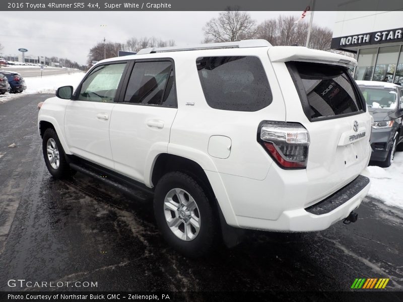 Super White / Graphite 2016 Toyota 4Runner SR5 4x4