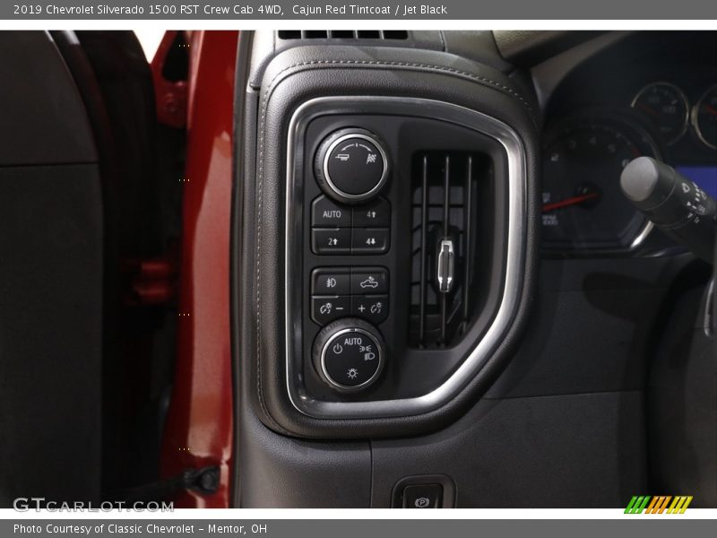 Cajun Red Tintcoat / Jet Black 2019 Chevrolet Silverado 1500 RST Crew Cab 4WD