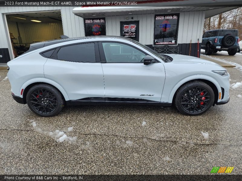  2023 Mustang Mach-E GT eAWD Space White Metallic