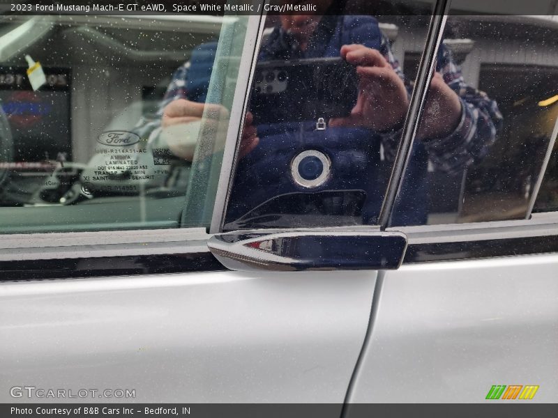 Space White Metallic / Gray/Metallic 2023 Ford Mustang Mach-E GT eAWD