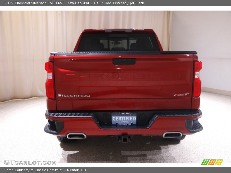 Cajun Red Tintcoat / Jet Black 2019 Chevrolet Silverado 1500 RST Crew Cab 4WD