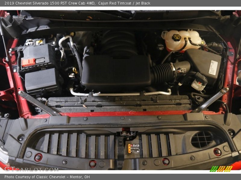 Cajun Red Tintcoat / Jet Black 2019 Chevrolet Silverado 1500 RST Crew Cab 4WD